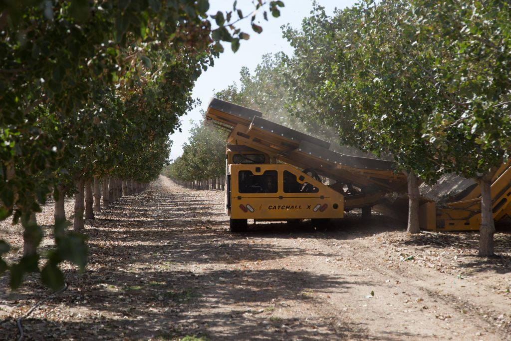 Shockwave X Catch-All System in Orchard at work