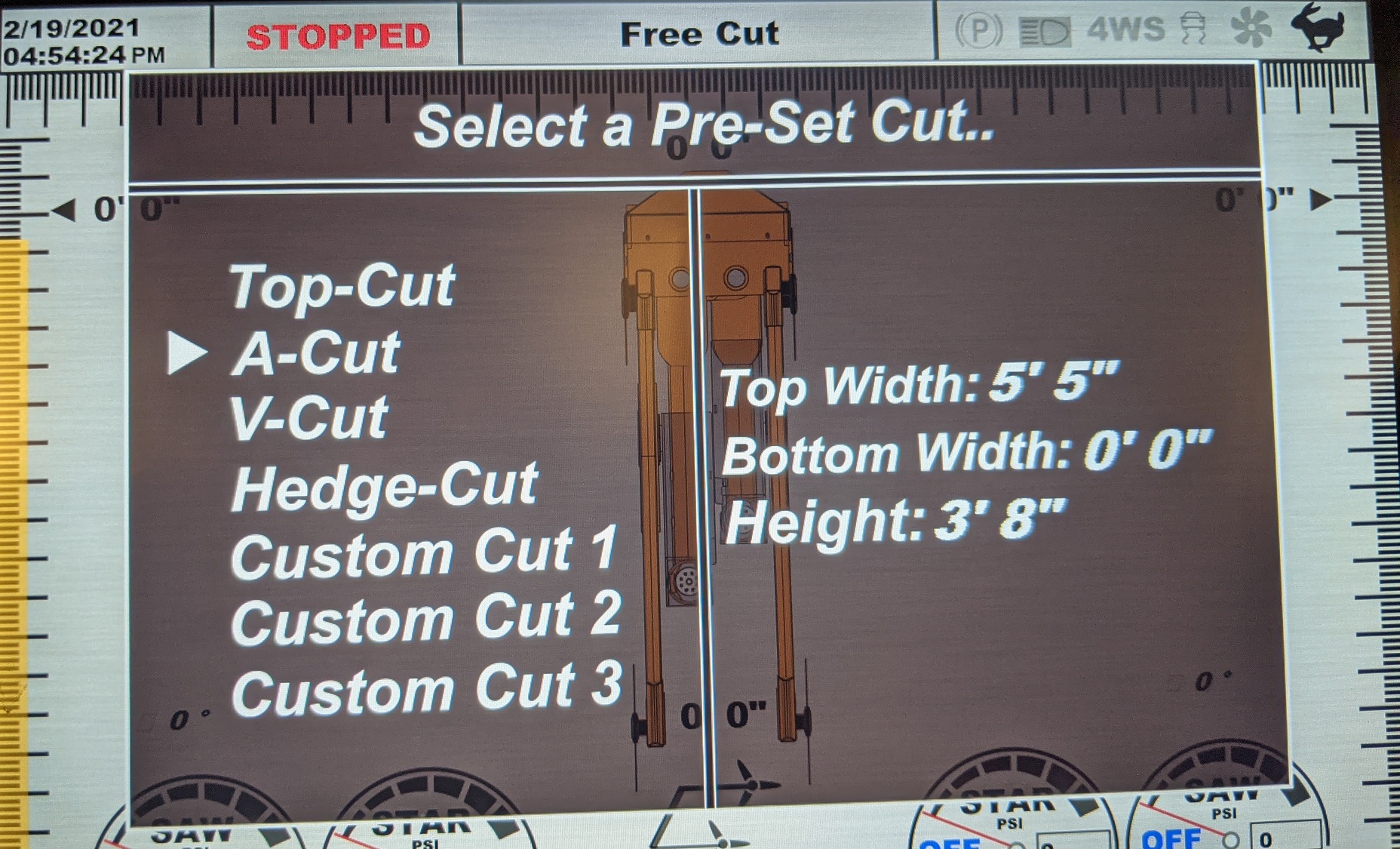 Select from your Pre-Set cuts, hold Enter, and the Hedgehog will automatically adjust itself to your desired cutting dimensions.